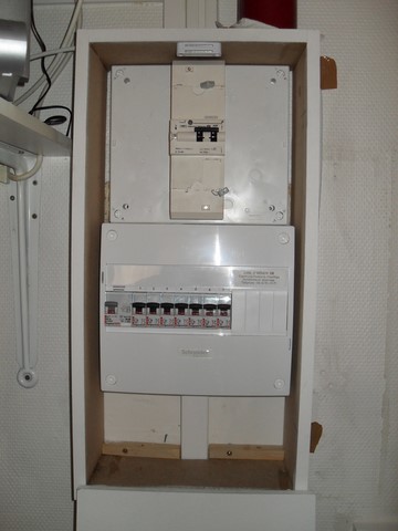 Tableau électrique d'un studio